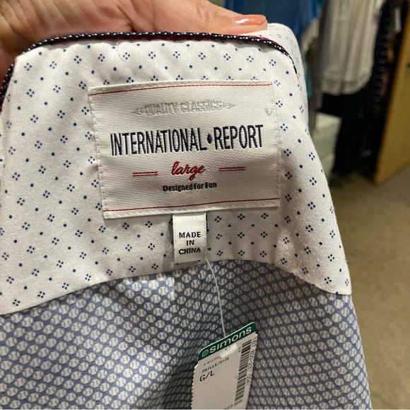 NWT men L short sleeve shirt - Picture 9 of 11